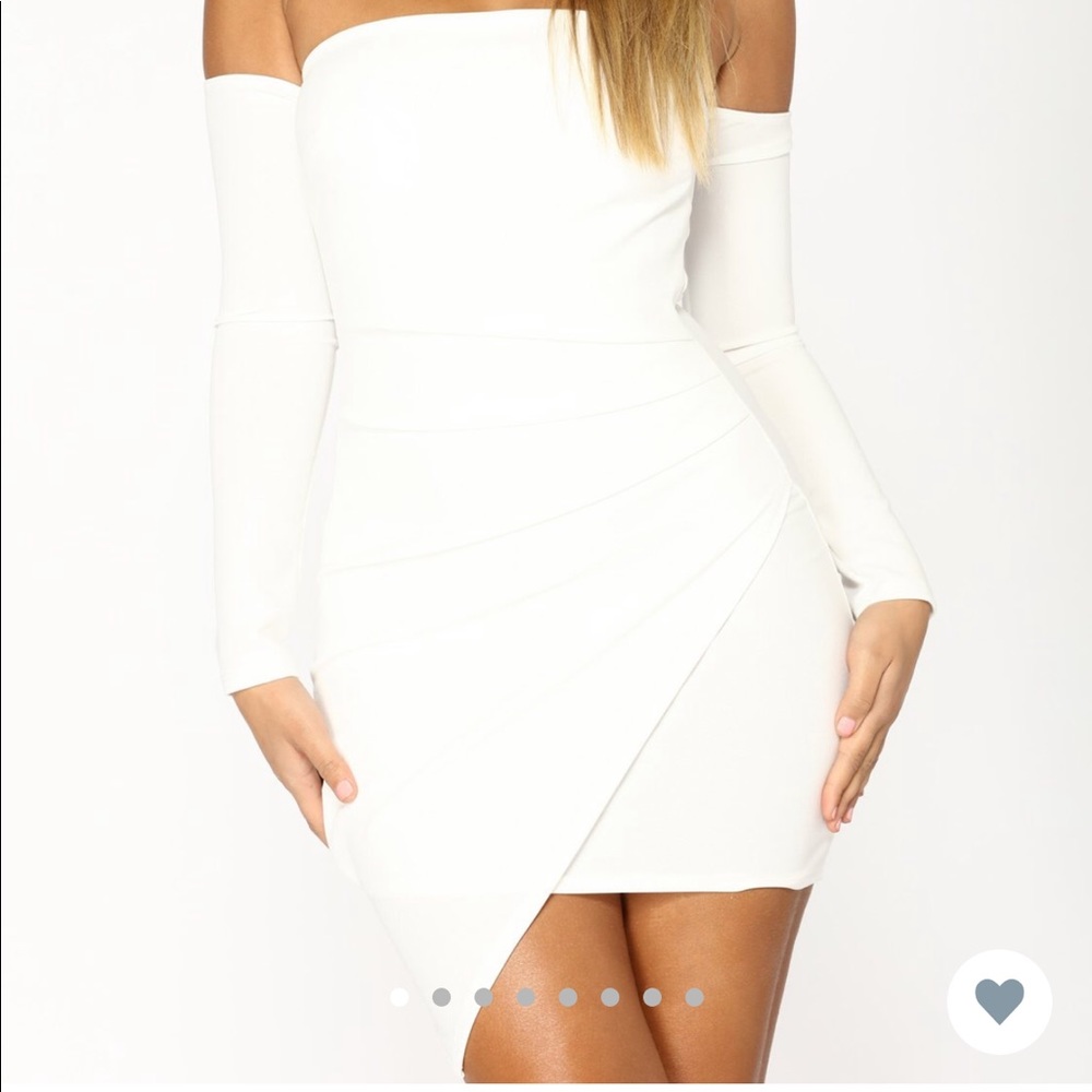 Fashion nova white dress